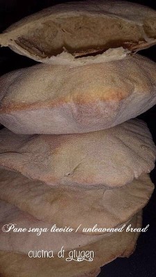Pane senza lievito - Unleavened bread