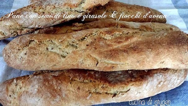Pane senza impasto con semi misti – ricetta pane
