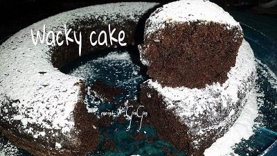 Wacky cake con magic cooker