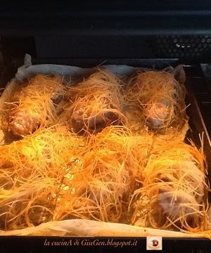 Filetti di ricciola con spaghettini di riso cinese