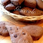 Gocciole di cioccolato fondente - Dark chocolate drop-shape cookies