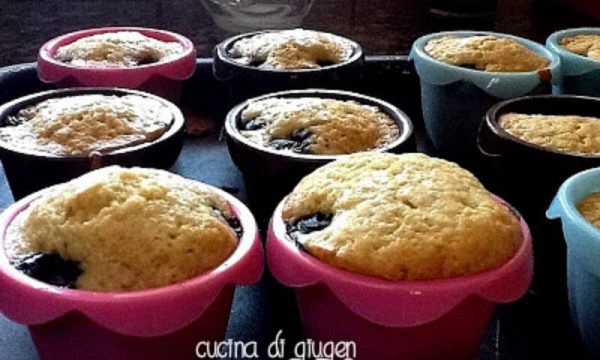 Blueberry muffins (muffins ai mirtilli)