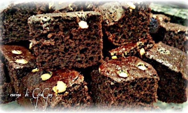 Brownies al cacao e olio oliva