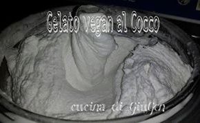 Gelato vegan al cocco